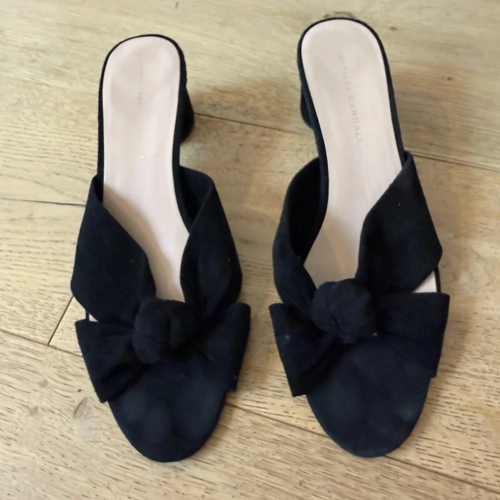 Loeffler Randall Black Knotted Mules - Picture 3 of 5